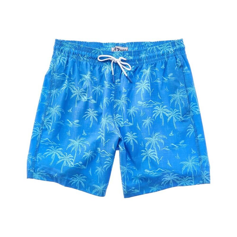 Trunks Surf & Swim Co. Mens  Sano Swim Short, Blue